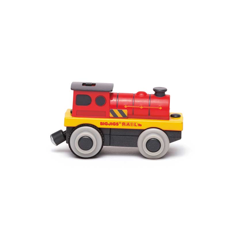 Mighty Red Loco Battery Operated Engine by Bigjigs Rail