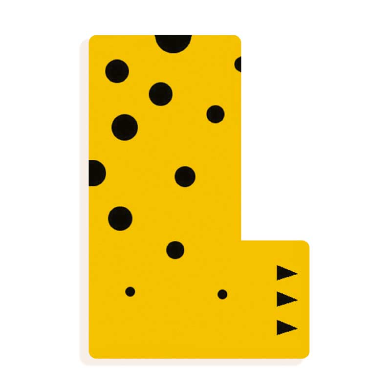 L - Graphic Animal Letter by Djeco