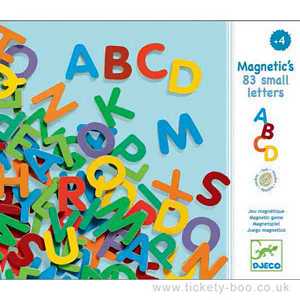 83 Small Magnetic Letters by Djeco
