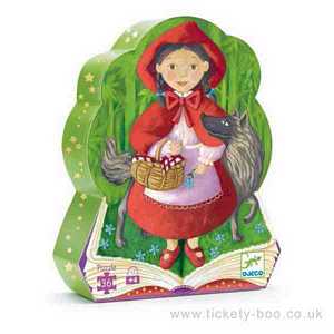 Little Red Riding Hood 36pcs Silhouette Puzzle by Djeco