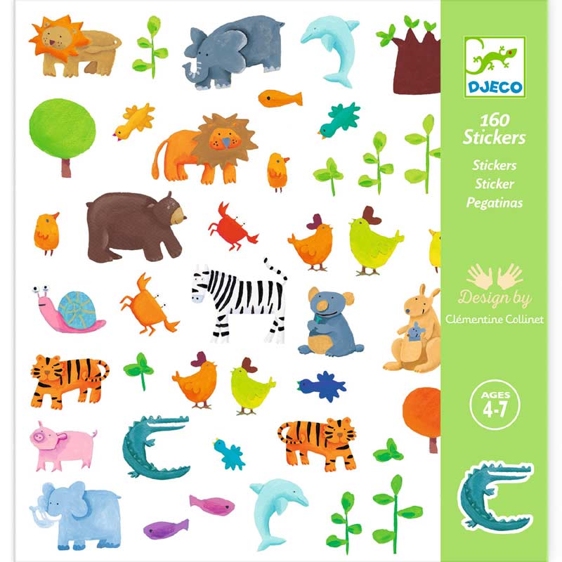 Animals Stickers by Djeco