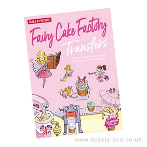 Fairy Cake Factory Transfers by Scribble Down