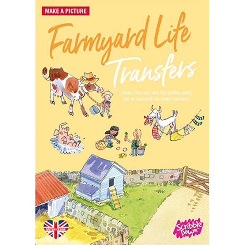 Farmyard Friends Transfers by Scribble Down