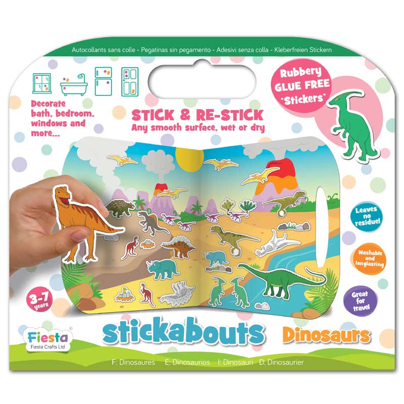 Dinosaurs Stickabouts by Fiesta Crafts