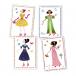 Dresses Through the Seasons Paper Dolls by Djeco - 2