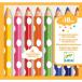8 Colouring Pencils for Little Ones by Djeco - 2