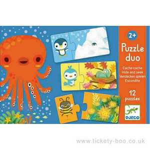 Hide & Seek Puzzle Duo by Djeco