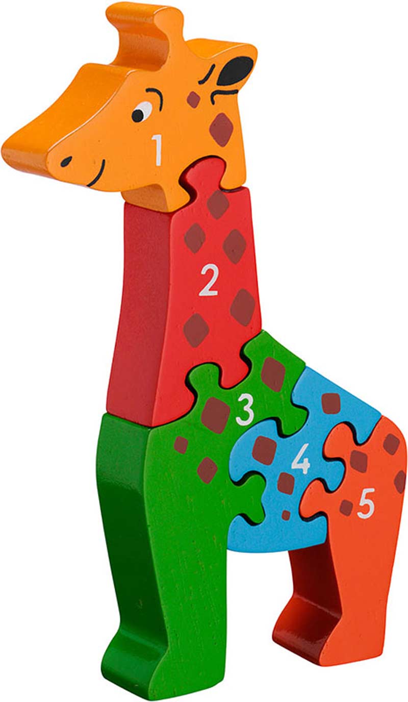 Giraffe 1-5 Jigsaw by Lanka Kade