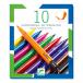 10 Classic Felt Brushes by Djeco - 0